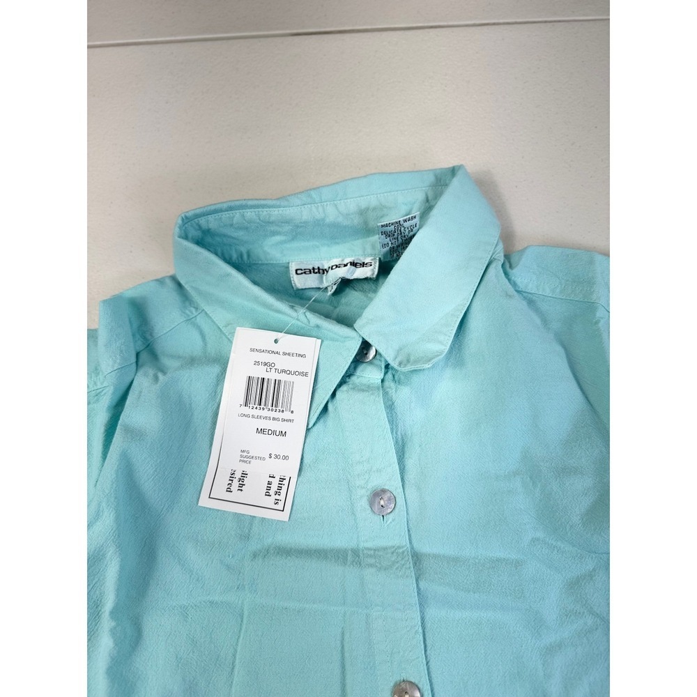 Cathy Daniels Medium Button Down Long Sleeve Shir… - image 8